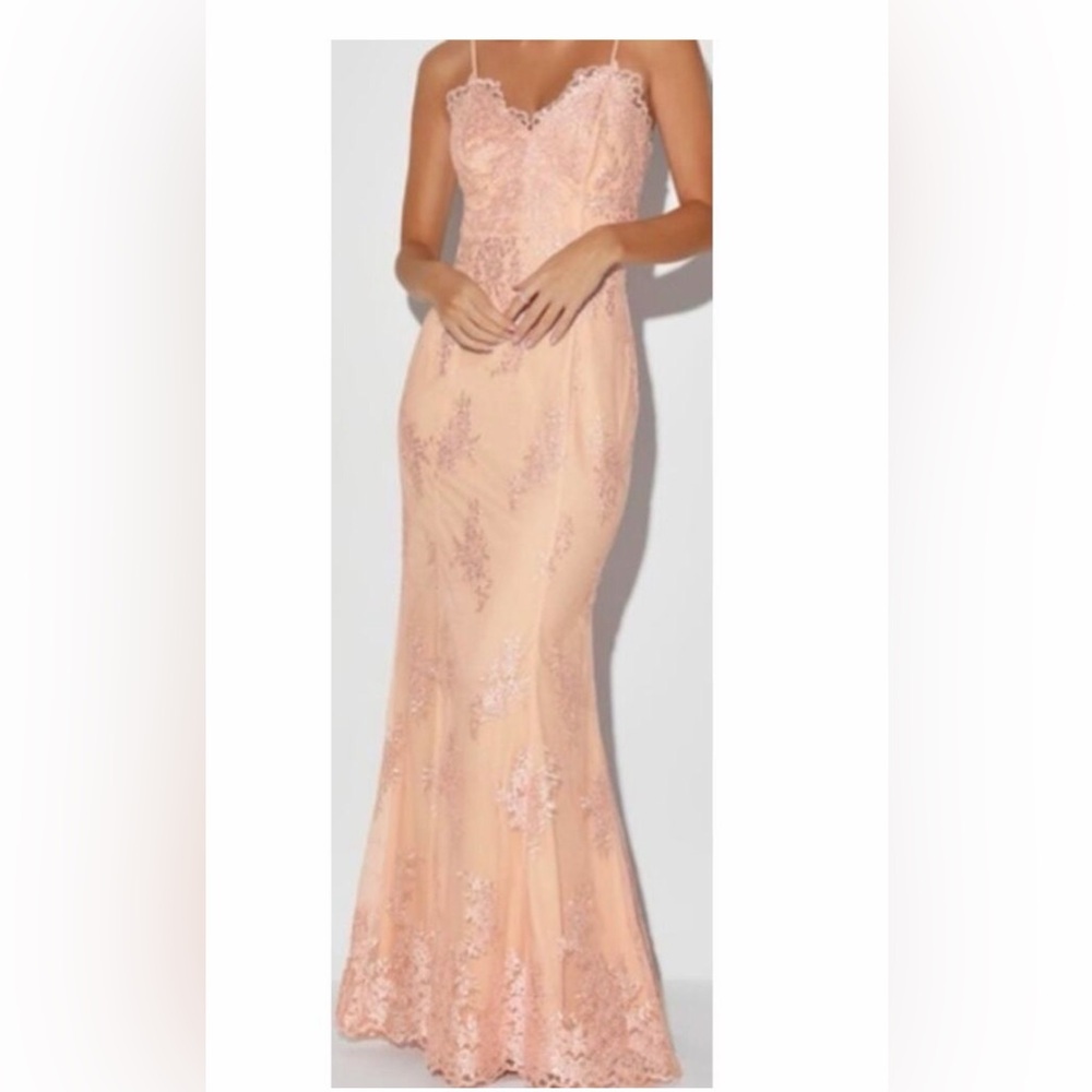 Lulu's Blush Maxi Dress